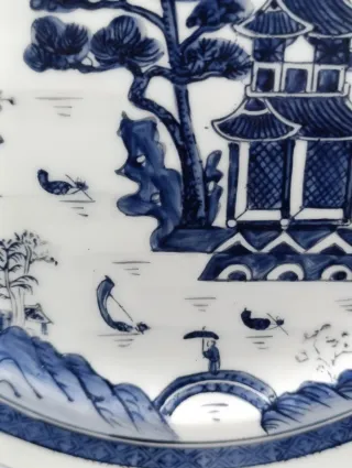 Plato porcelana Macao