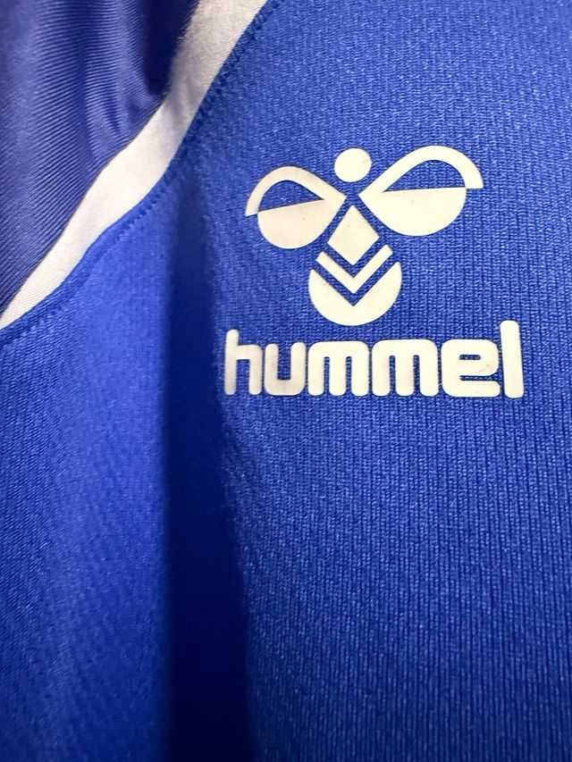 sudadera media cremallera hummel real betis nueva