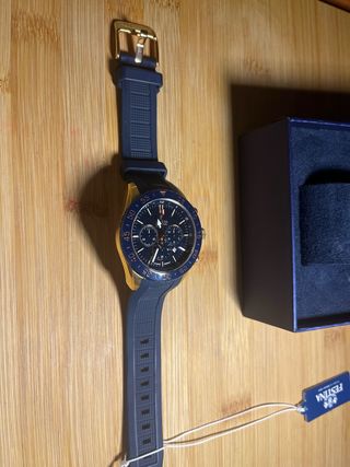 RELOJ DE HOMBRE FESTINA CERAMIC , esfera azul