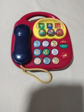 Juguete de teléfono y numeros