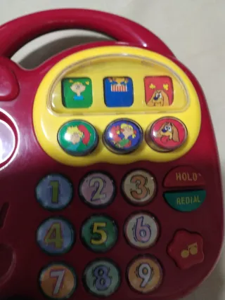 Juguete de teléfono y numeros