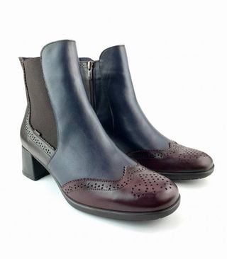 Botín Dorking Fluchos Piel Talla 40 Azul/Marrón