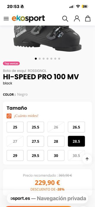 Botas Esquí Rossignol Nuevas Unisex