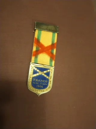 Medalla Guerra Civil Franco 18 Julio 1936