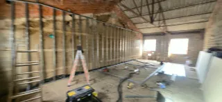 Montaje de pladur y encintado