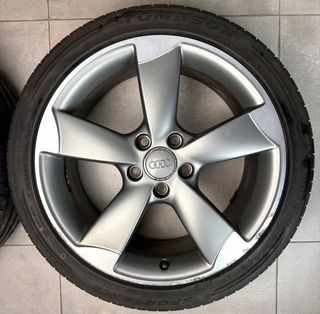 LLANTAS AUDI ROTOR 18 A3 ORIGINALES CON NEUMÁTICOS