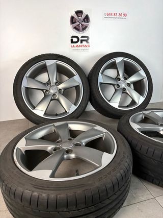 LLANTAS AUDI ROTOR 18 A3 ORIGINALES CON NEUMÁTICOS