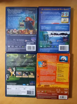 10 películas dvd de Walt Disney