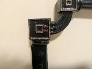 Antiguo cabecero de forja