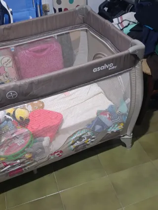 Parque cuna con colchón incluido