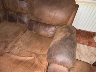 Set di 2 Divani Relax Reclinabili, 3 Posti