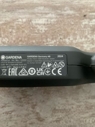 Tijeras de poda Gardena a batería