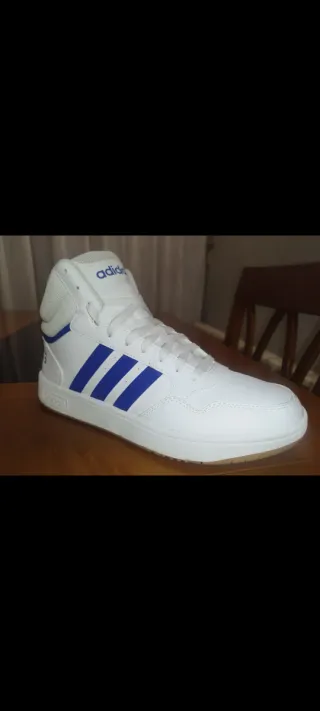 Zapatillas Adidas Blancas y Azules