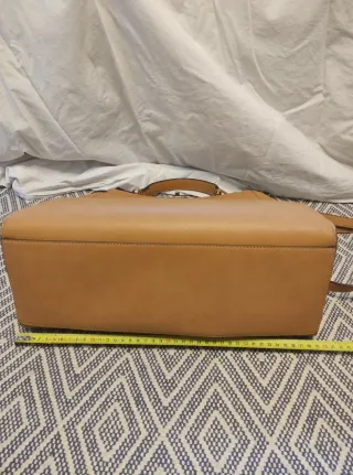 Borsa a spalla Seventy beige/arancione