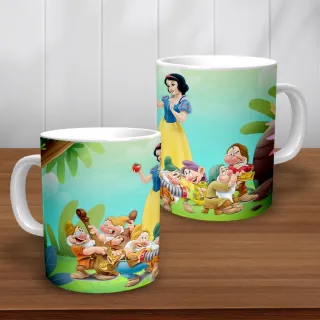 Taza Disney Siete Enanitos y Blancanieves