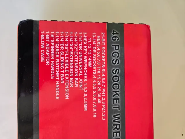 Maletín de herramientas 46 piezas