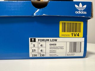 Zapatillas Adidas Forum Low Marrones y Blancas