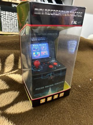 Consola Micro Arcade Machine Negra y Roja