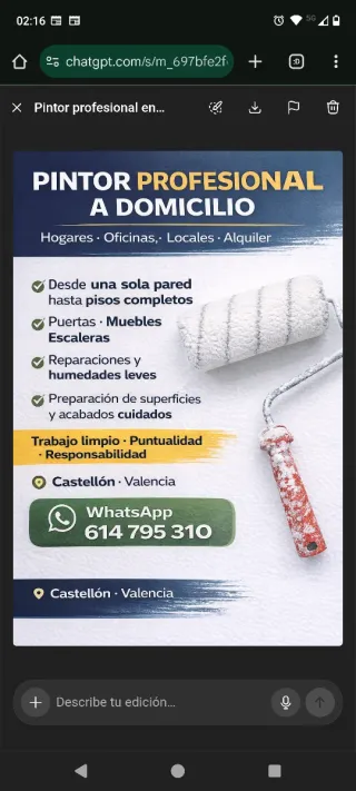 Pintor profesional para tu hogar