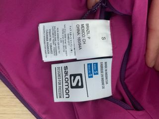 Giacca piumino donna Salomon reversibile taglia S