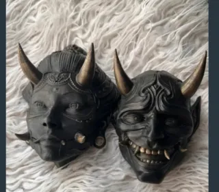2 Máscaras Japonesas Antiguas