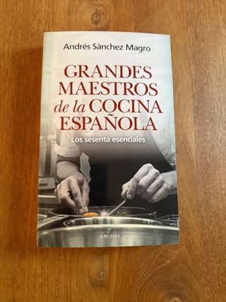 Libro grandes maestros de la cocina española