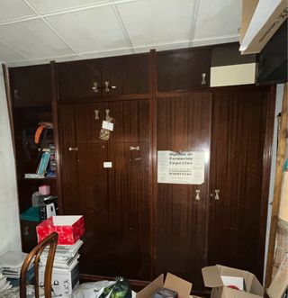 Armario y mueble con cama abatible