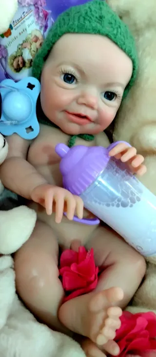 Bebé Reborn Silicona 33cm