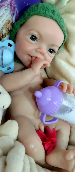 Bebé Reborn Silicona 33cm