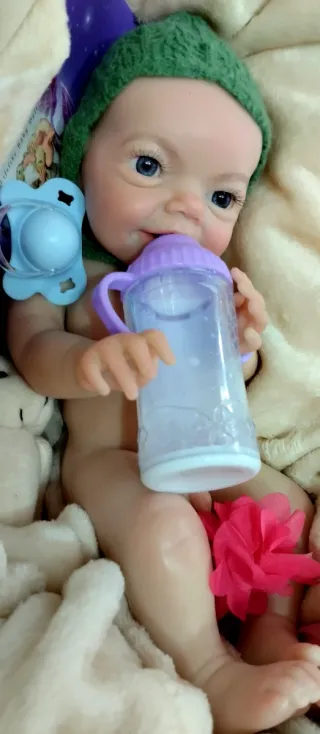 Bebé Reborn Silicona 33cm