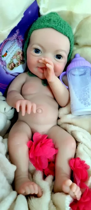Bebé Reborn Silicona 33cm