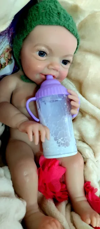 Bebé Reborn Silicona 33cm