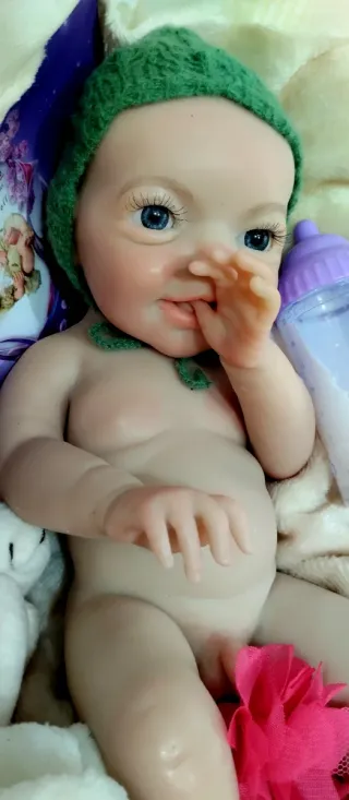 Bebé Reborn Silicona 33cm