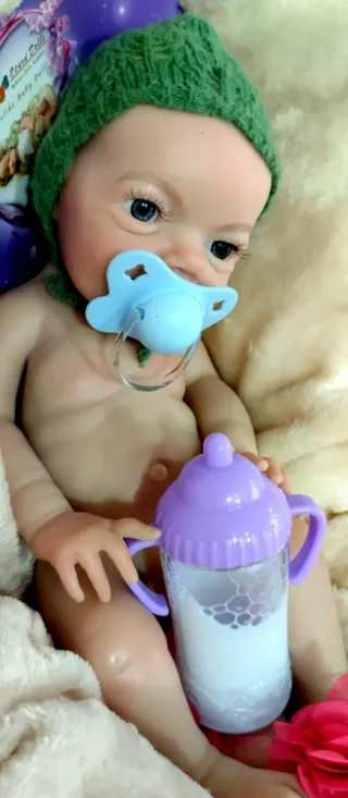 Bebé Reborn Silicona 33cm