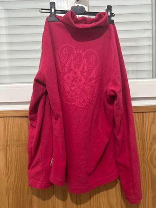 sudadera calentita rosa