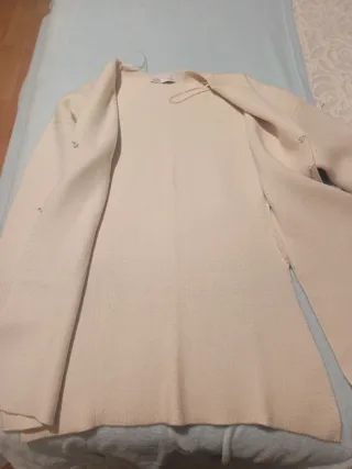 Cárdigan Zara Beige Talla Única