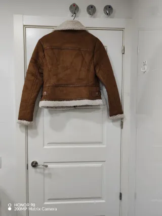 Cazadora borreguito ante marrón