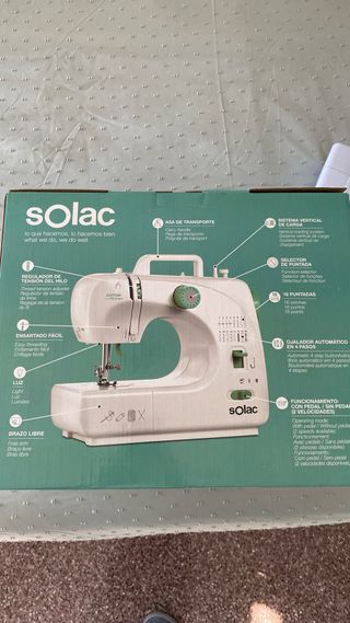 Máquina de coser Solac Cotton 16.2