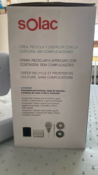 Máquina de coser Solac Cotton 16.2