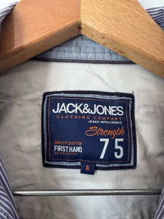 Camisa Jack & Jones Estilo Western a Rayas Talla S