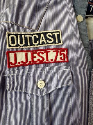 Camisa Jack & Jones Estilo Western a Rayas Talla S