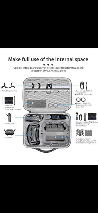 Valigia grigia DJI per droni