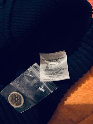 Cardigan Sun68 blu con toppe