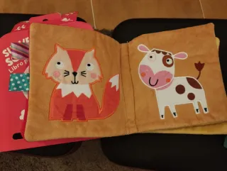 Libros sensoriales peluche bebés