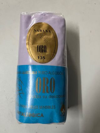 SABANA BAJERA 135 ALGODÓN 100%