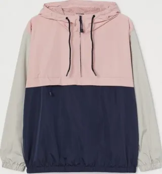 Chubasquero H&M unisex azul,rosa у veige