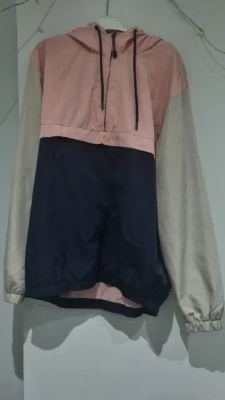 Chubasquero H&M unisex azul,rosa у veige