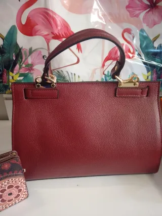 Borsa vera pelle bordeaux