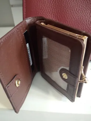 Borsa vera pelle bordeaux