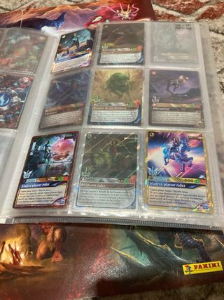 Pack de cromos y álbum Fantasy y Riders